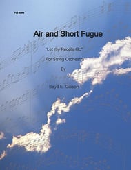 Air and Short Fugue Orchestra sheet music cover Thumbnail